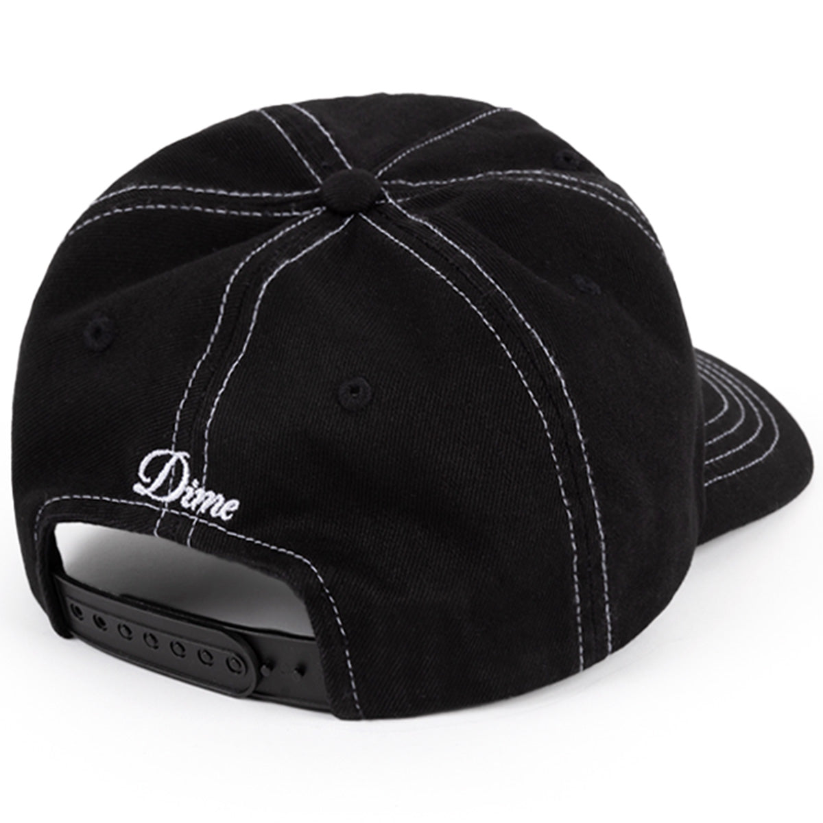Dime Cursive Denim Worker Cap Black Washed