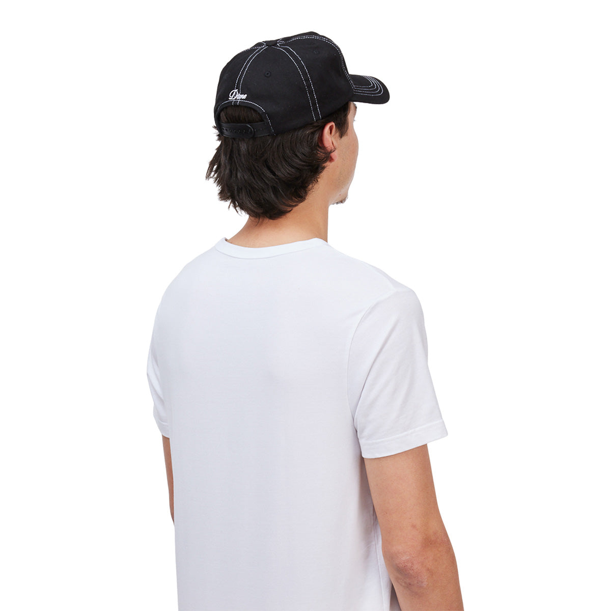 Dime Cursive Denim Worker Cap Black Washed