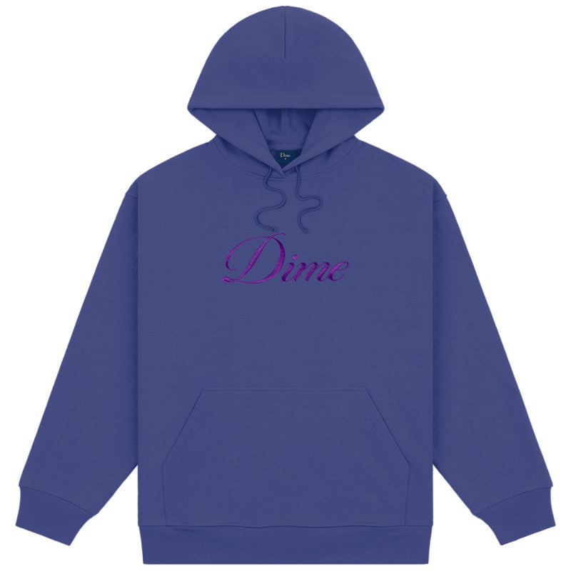 Dime Cursive Logo Hoodie Indigo