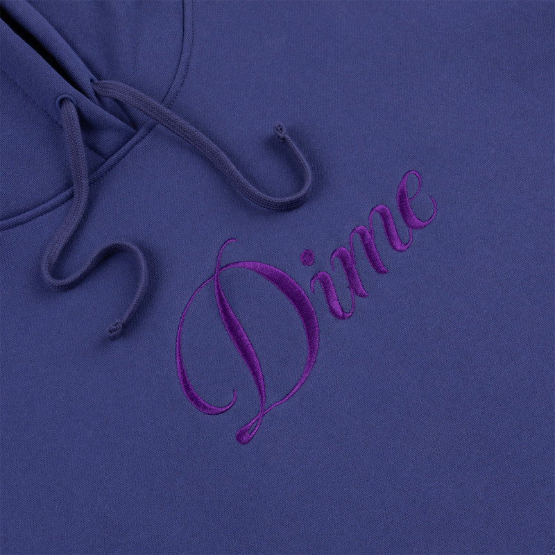 Dime Cursive Logo Hoodie Indigo