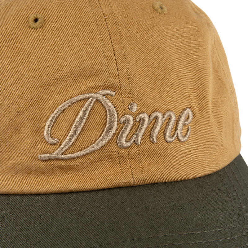 Dime Cursive Low Pro Cap Wheat/Green