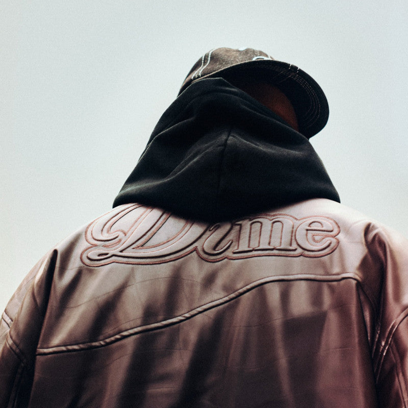 Dime Debossed Wavy Jacket Brown