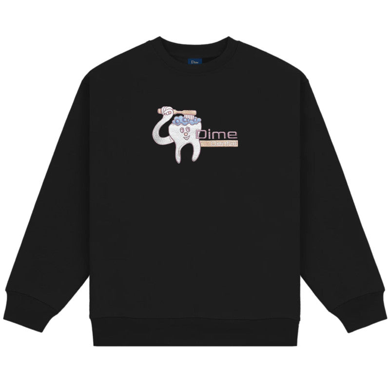 Dime Dental Care Crewneck Sweater Black