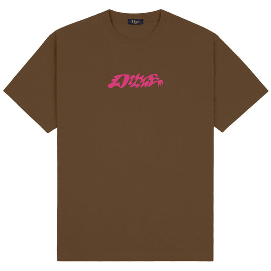 Dime Happy T-Shirt Dark Brown