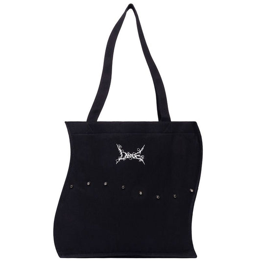 Dime Headbanger Tote Bag Black