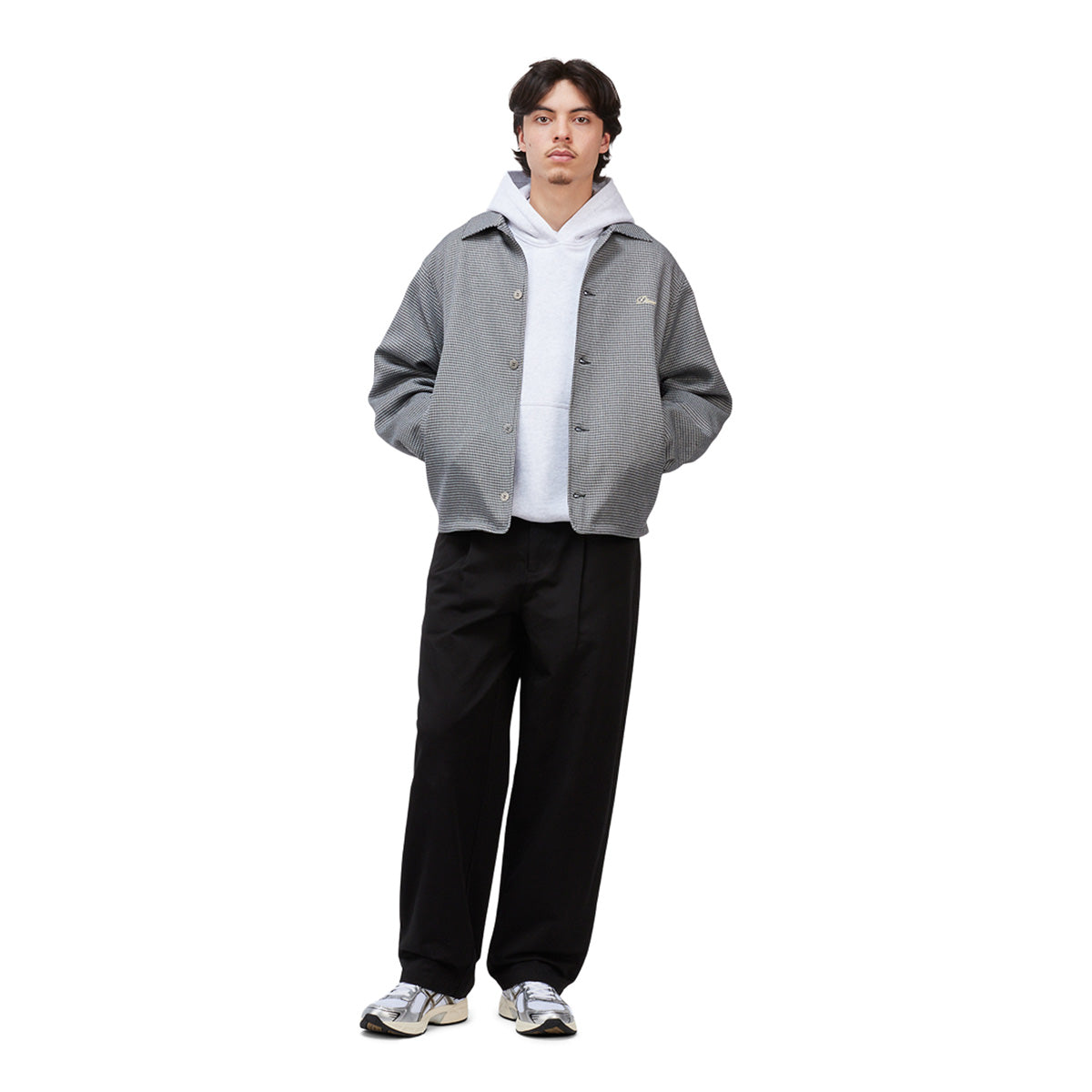 Dime Houndstooth Jacket Gray