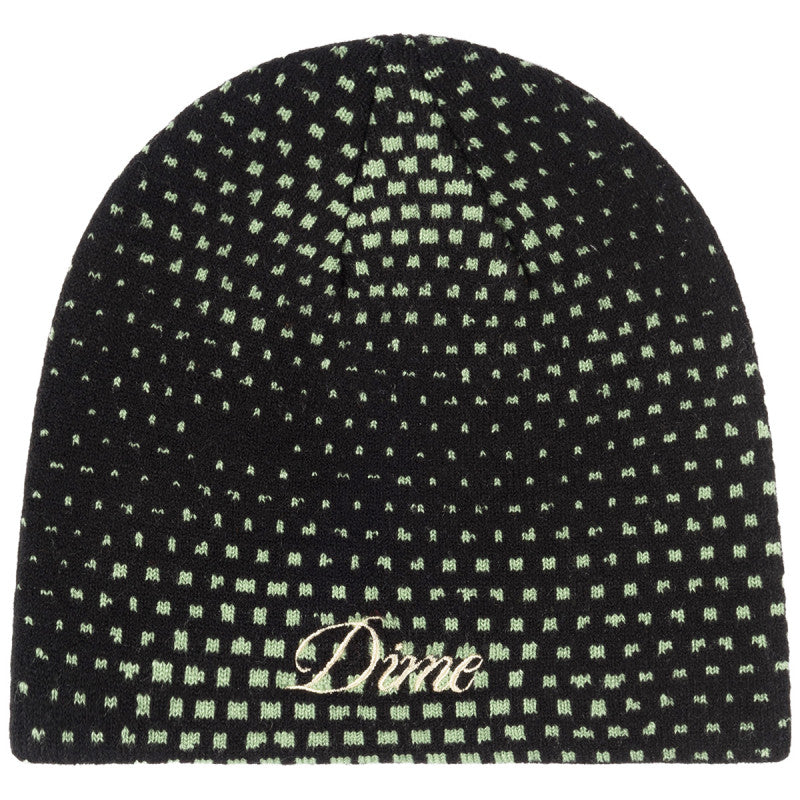 Dime Pixel Skully Beanie Black