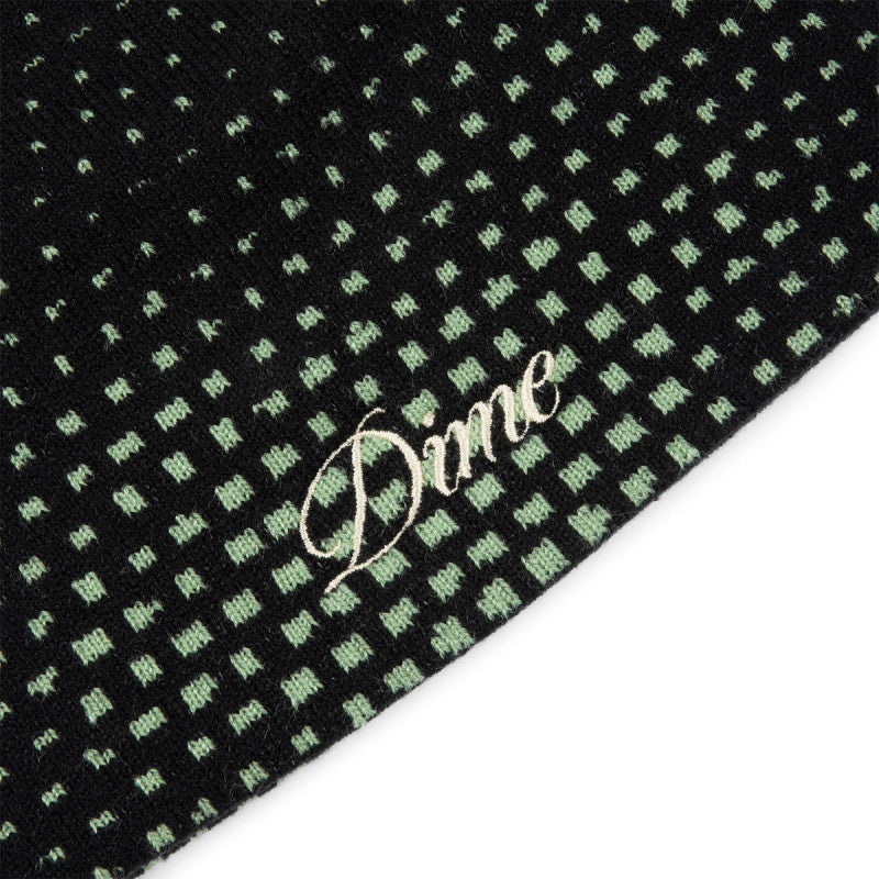 Dime Pixel Skully Beanie Black