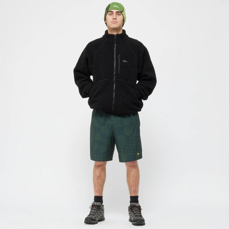 Dime Polar Fleece Sherpa Zip Black