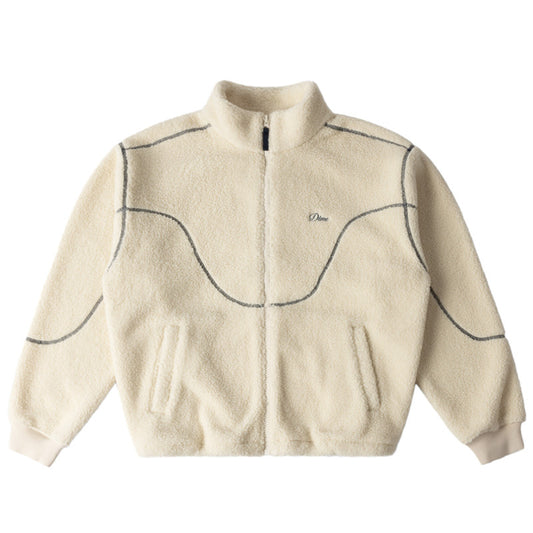 Dime Polar Fleece Sherpa Zip Cream