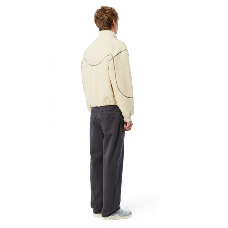 Dime Polar Fleece Sherpa Zip Cream