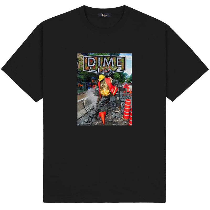 Dime Pothole T-Shirt Black