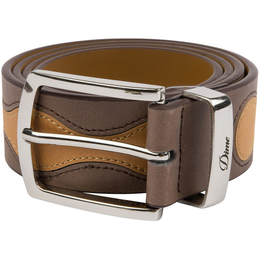 Dime Premium Leather Belt Brown