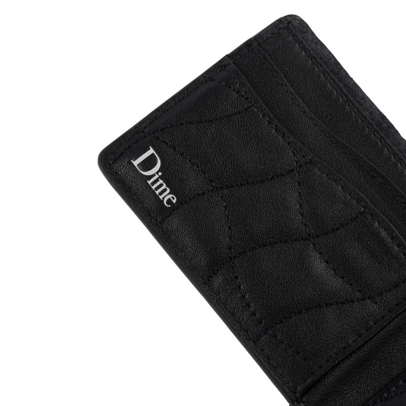 Dime Quilted Bifold Wallet Black