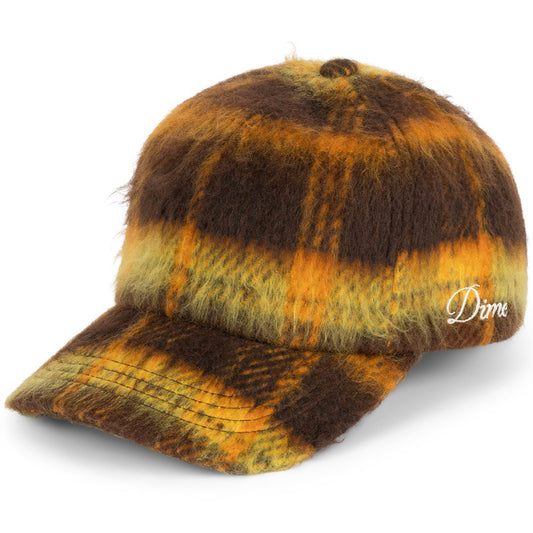 Dime Shaggy Low Pro Cap Yellow Plaid