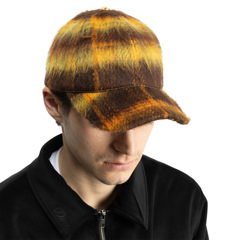 Dime Shaggy Low Pro Cap Yellow Plaid