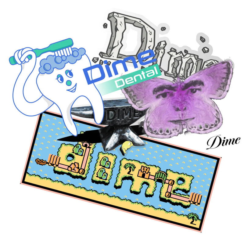 Dime Stickers Pack Multi