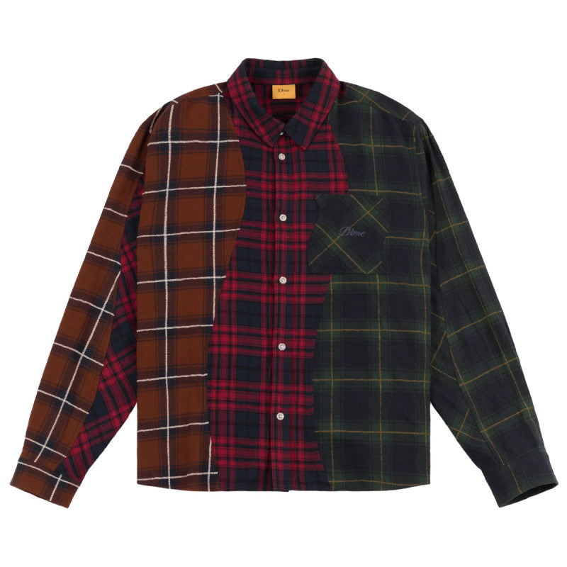 Dime Triple Plaid Shirt Multi