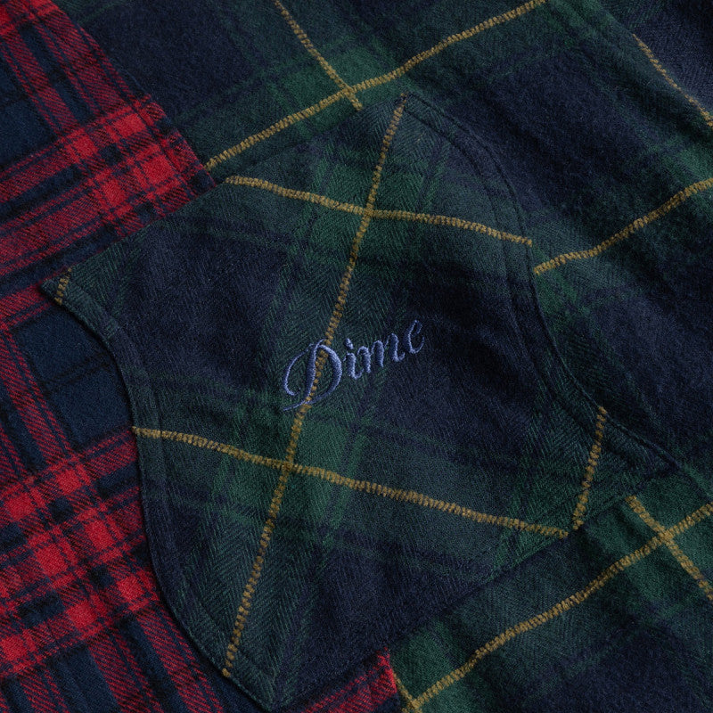 Dime Triple Plaid Shirt Multi