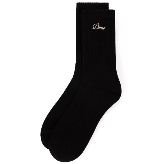 Dime Two Pack Crew Socks Black