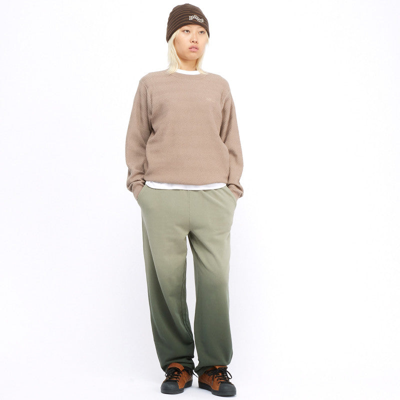 Dime Wave Cable Knit Sweater Tan