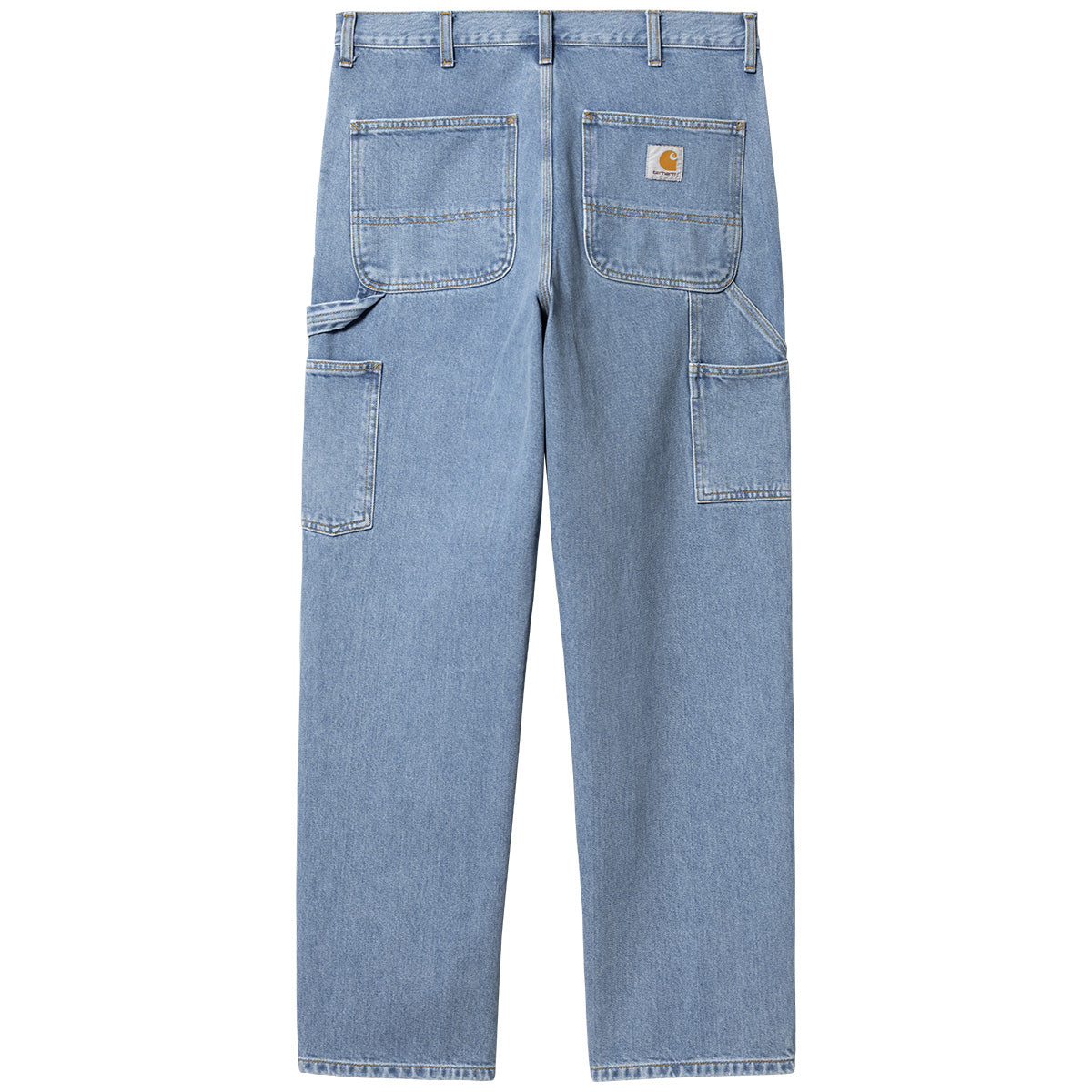 Carhartt WIP Double Knee Pant Blue Heavy Stone Bleached