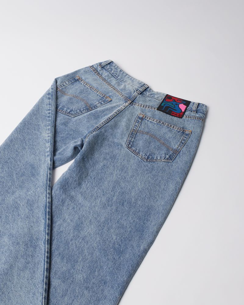 By Parra Washed Up Jeans Washed Blue