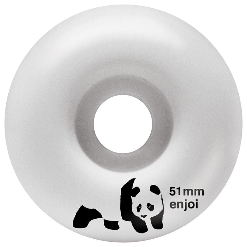 Enjoi Whitey Panda FP Complete Skateboard White 7.75