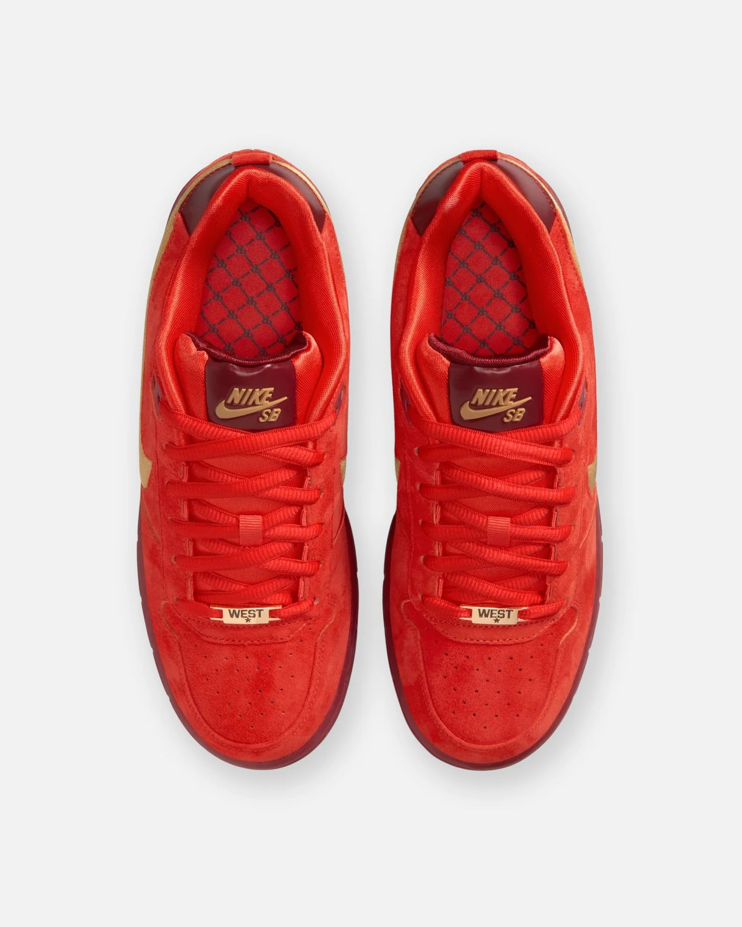 Nike SB Paul Rodriguez Zoom Air Low QS Habanero Red/Club Gold-Team Red-Habanero Red