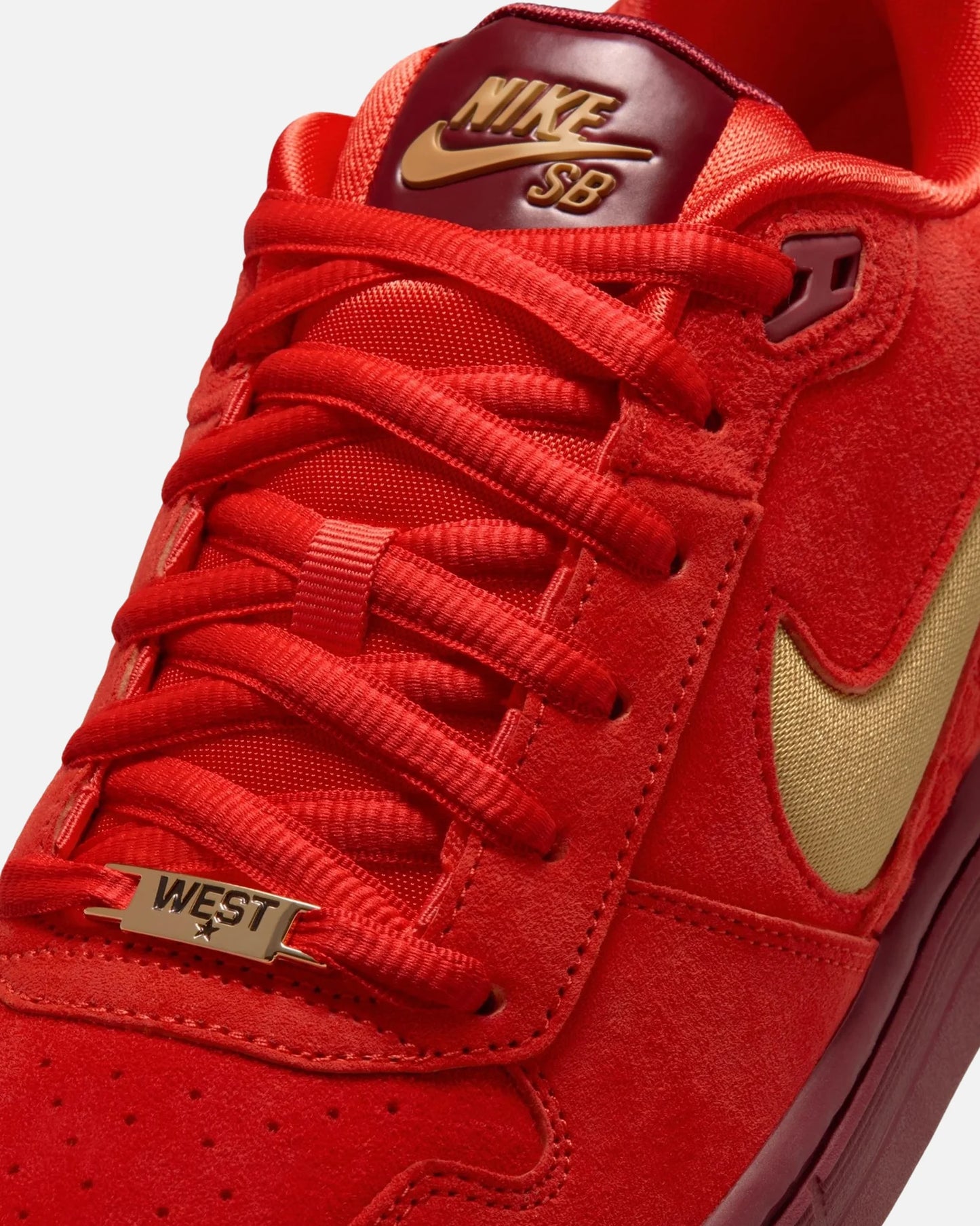 Nike SB Paul Rodriguez Zoom Air Low QS Habanero Red/Club Gold-Team Red-Habanero Red