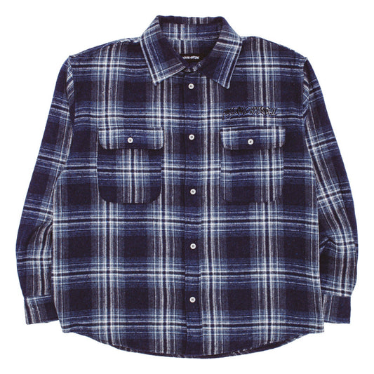 Fucking Awesome FA Long Sleeve Flannel Blue