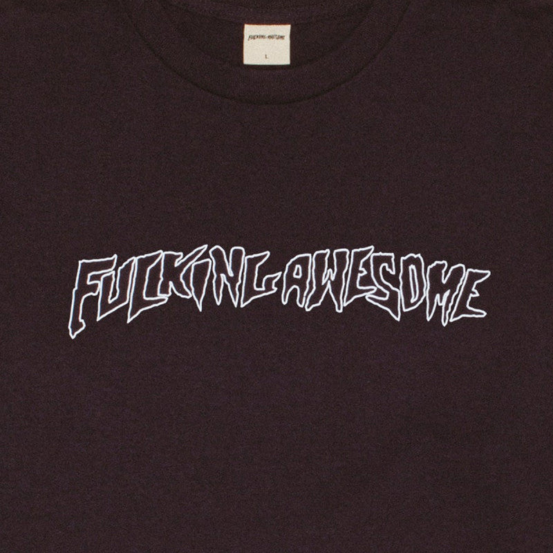 Fucking Awesome Fineline Glow in the Dark Stamp Logo Longsleeve T-shirt Black