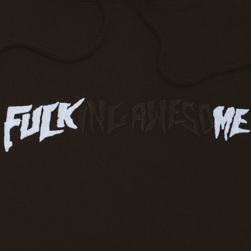 Fucking Awesome Fuck Me Hooded Sweater Black