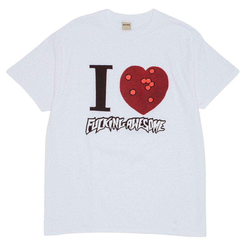 Fucking Awesome I Heart FA T-shirt White