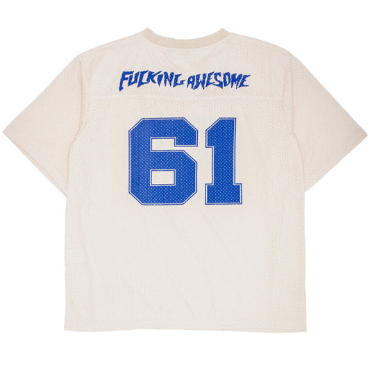 Fucking Awesome Stamp Logo Practice Jersey Cream Blue