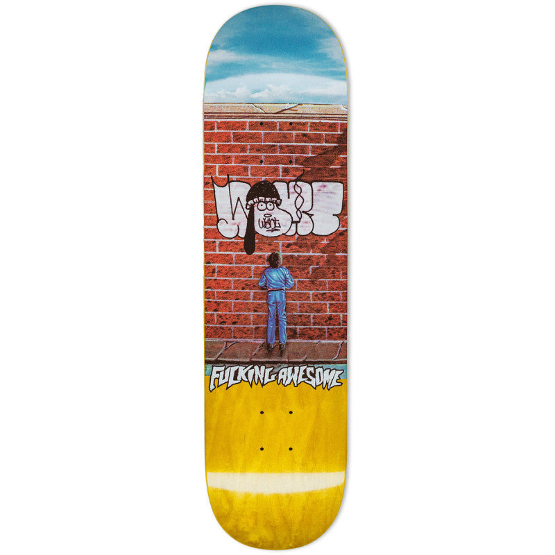 Fucking Awesome Wanto Dill Crime Face Skateboard Deck 8.18