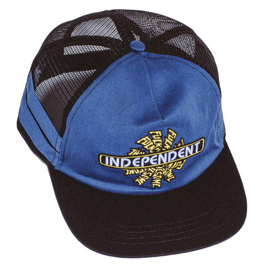 Fucking Awesome x Independent Spiral Logo Trucker Cap Navy