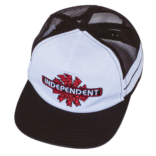 Fucking Awesome x Independent Spiral Logo Trucker Cap White/Black