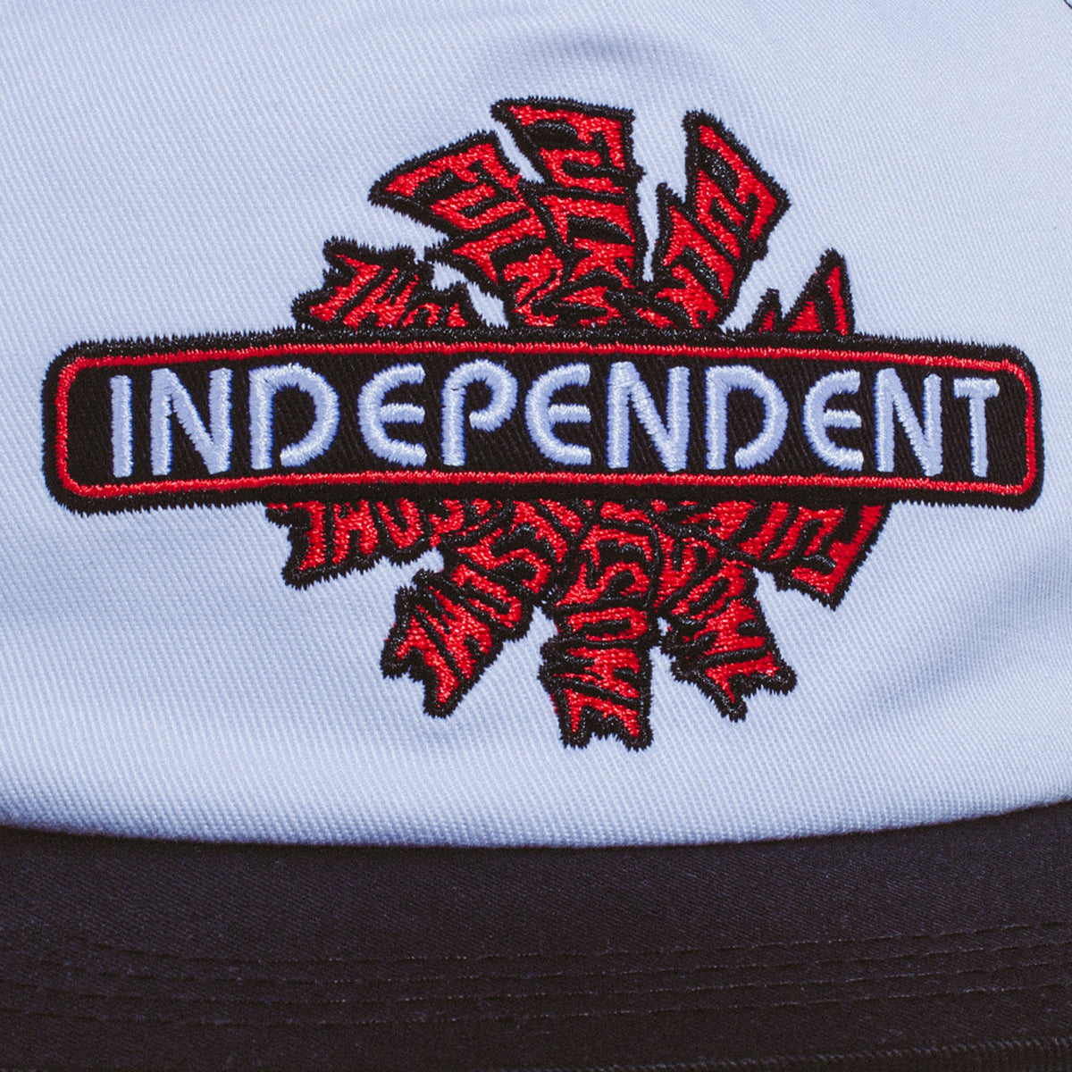 Fucking Awesome x Independent Spiral Logo Trucker Cap White/Black