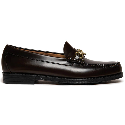 G.H. Bass x POP Easy Weejuns Lincoln Leather Chocolate Leather