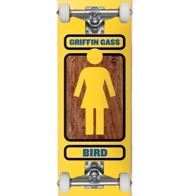 Girl Gass 93 Til Complete Skateboard Yellow 8.0