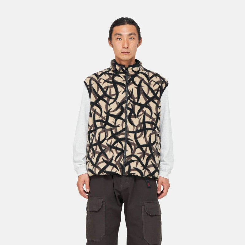 Gramicci Reversible Fleece Vest Tribal Terra