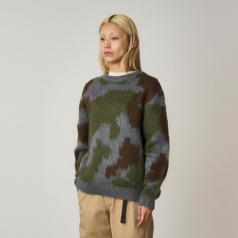 Gramicci Mohair Sweater Jungle Digi Camo