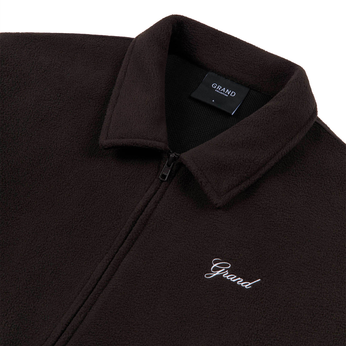 Grand Collection Polar Fleece Jacket Espresso