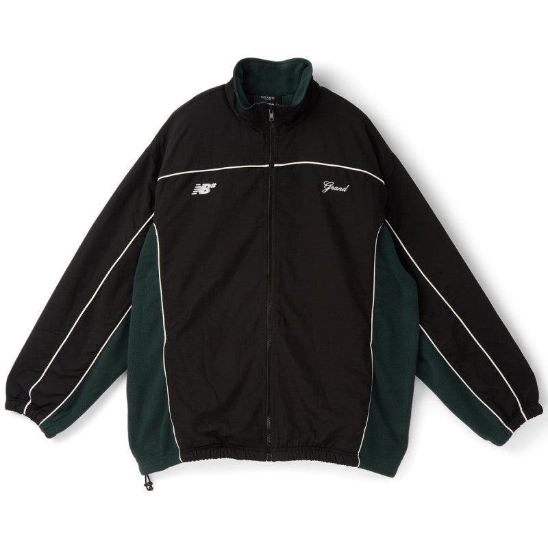 Grand Collection x New Balance Nylon/Polar Fleece Jacket Black/Forest