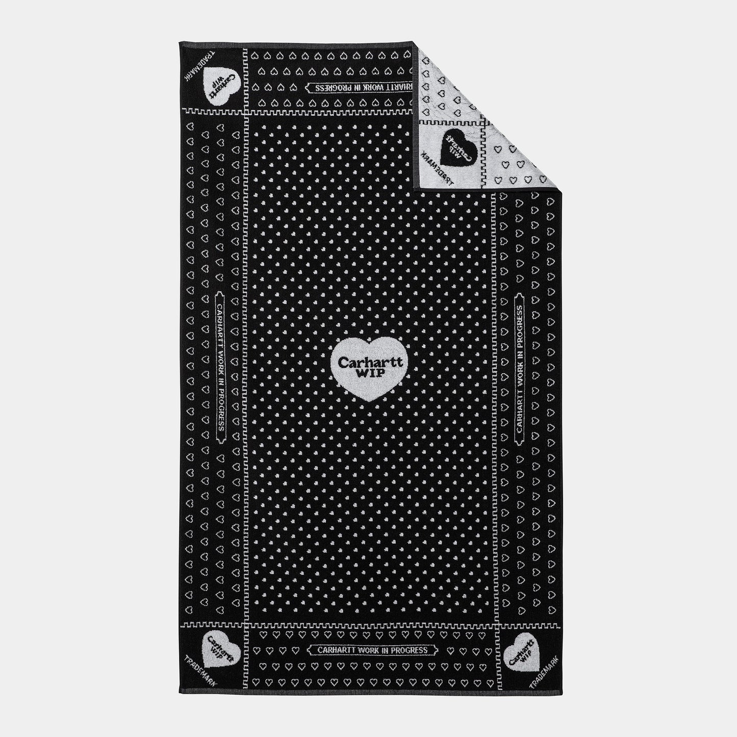 Carhartt WIP Heart Bandana Towel Black