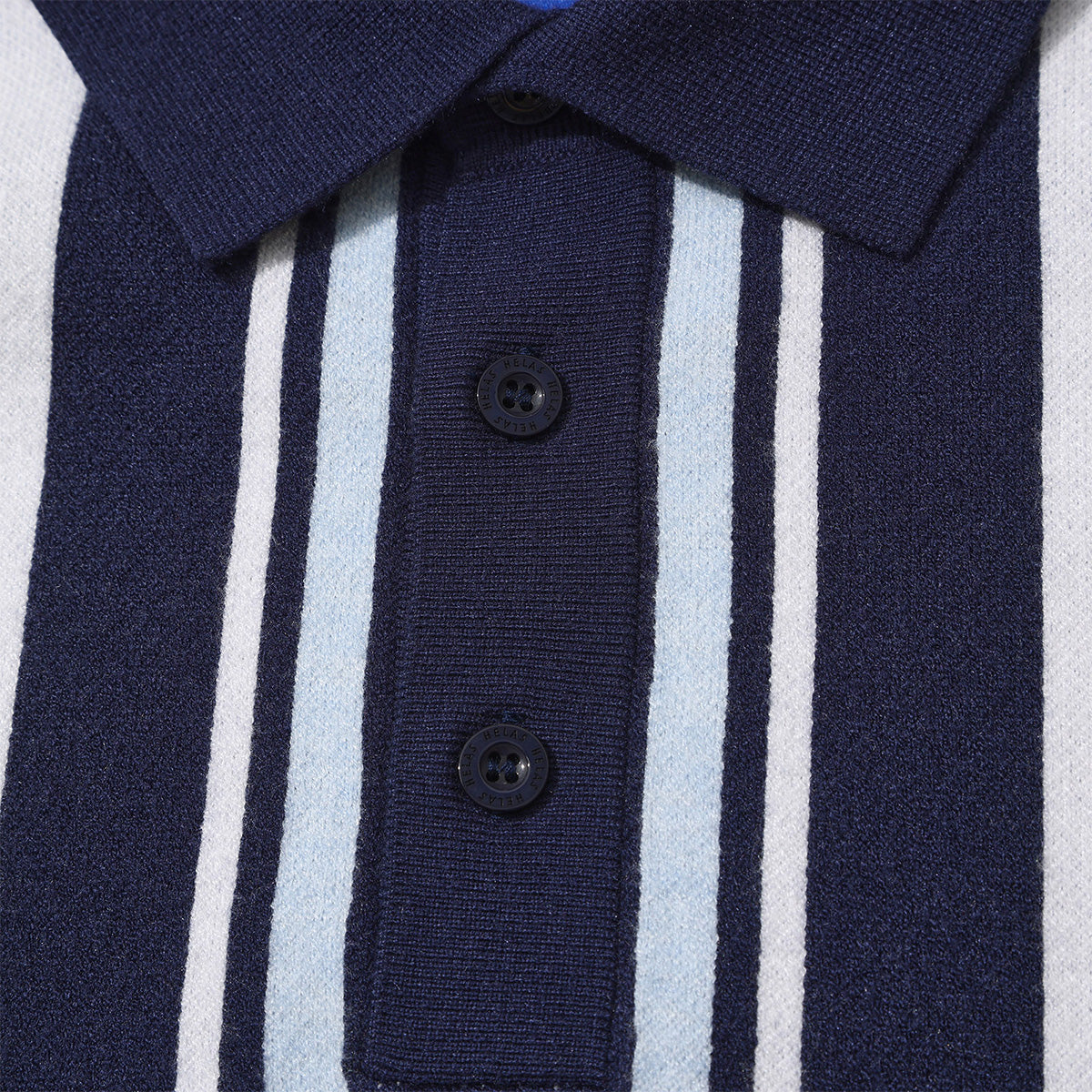 Helas Bronx Knit Polo Navy