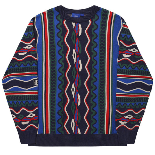 Helas Coog Crewneck Sweater Blue