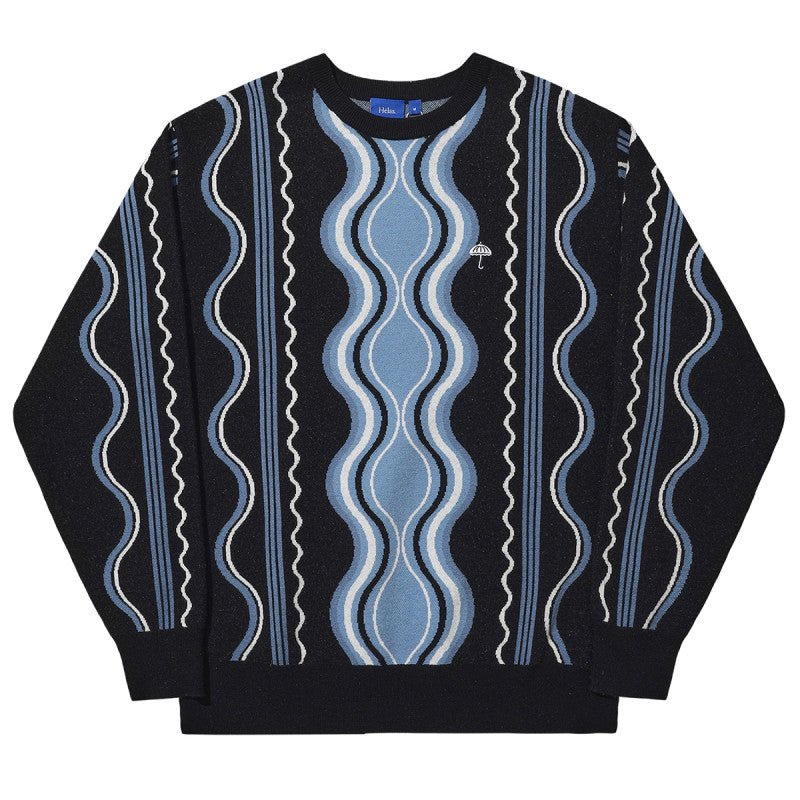 Helas Coogle Knit Crewneck Sweater Multico