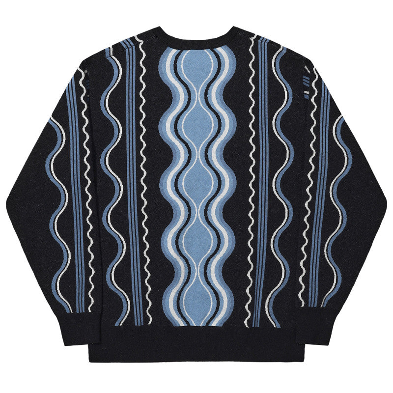 Helas Coogle Knit Crewneck Sweater Multico